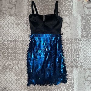 guess blue sequin dress Women's GUESS Sequin Dress